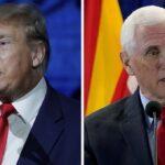 Trump y Pence intensifican su rivalidad en dos mítines en Arizona