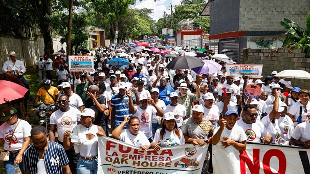 La Cuaba llega a 100 días de protestas contra instalación de relleno contaminante